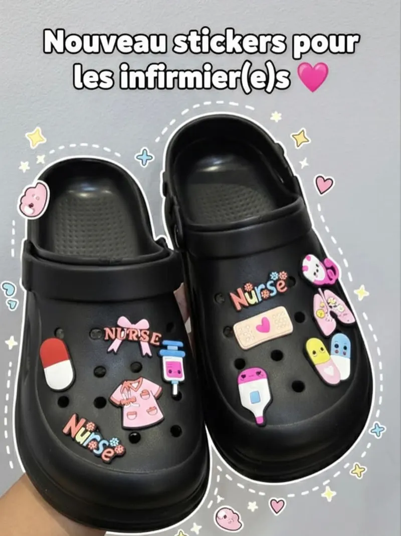 Une paire de sabots Step up, fabriquée dans notre atelier